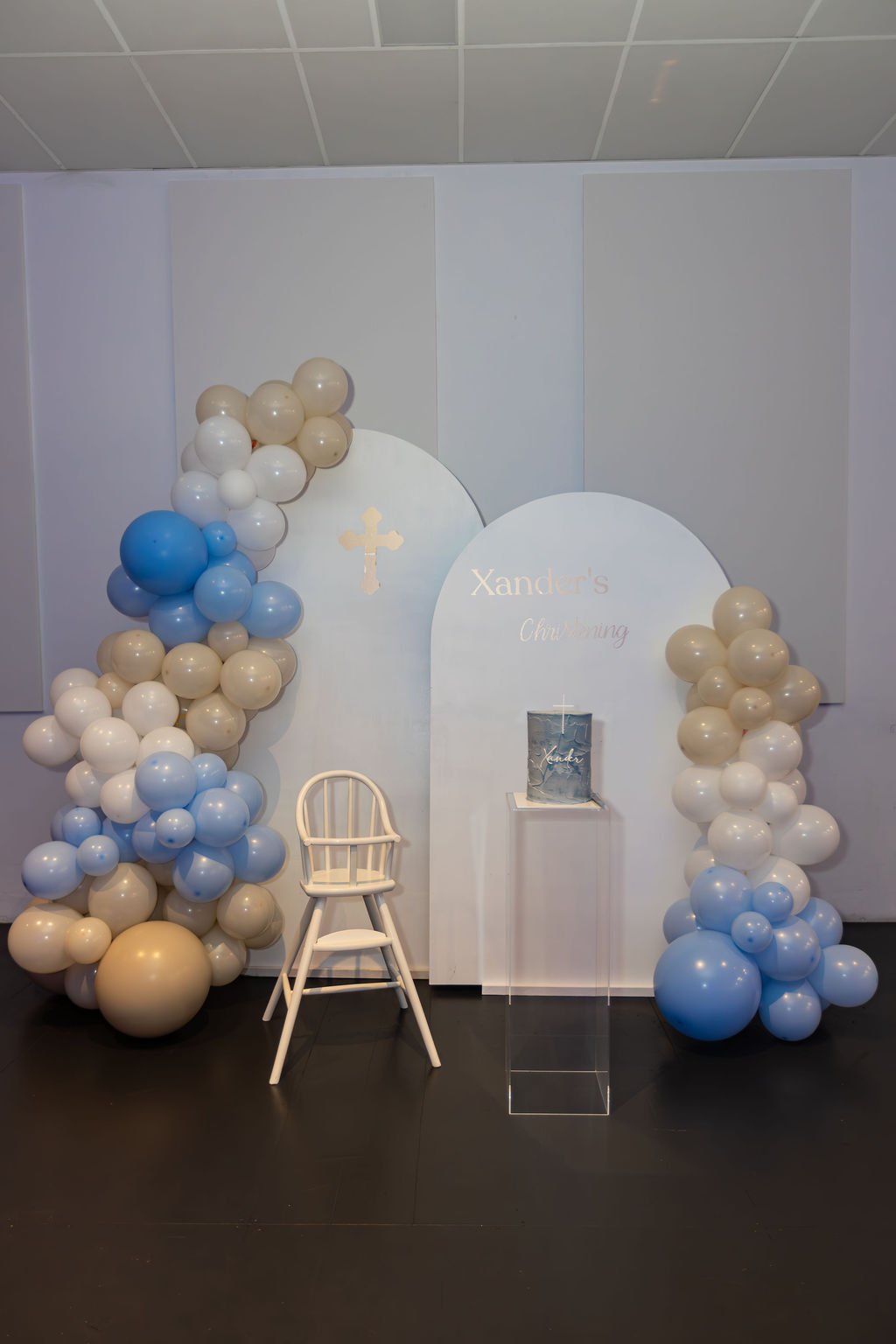 Custom event backdrop at a Sydney party - On Scene Events
