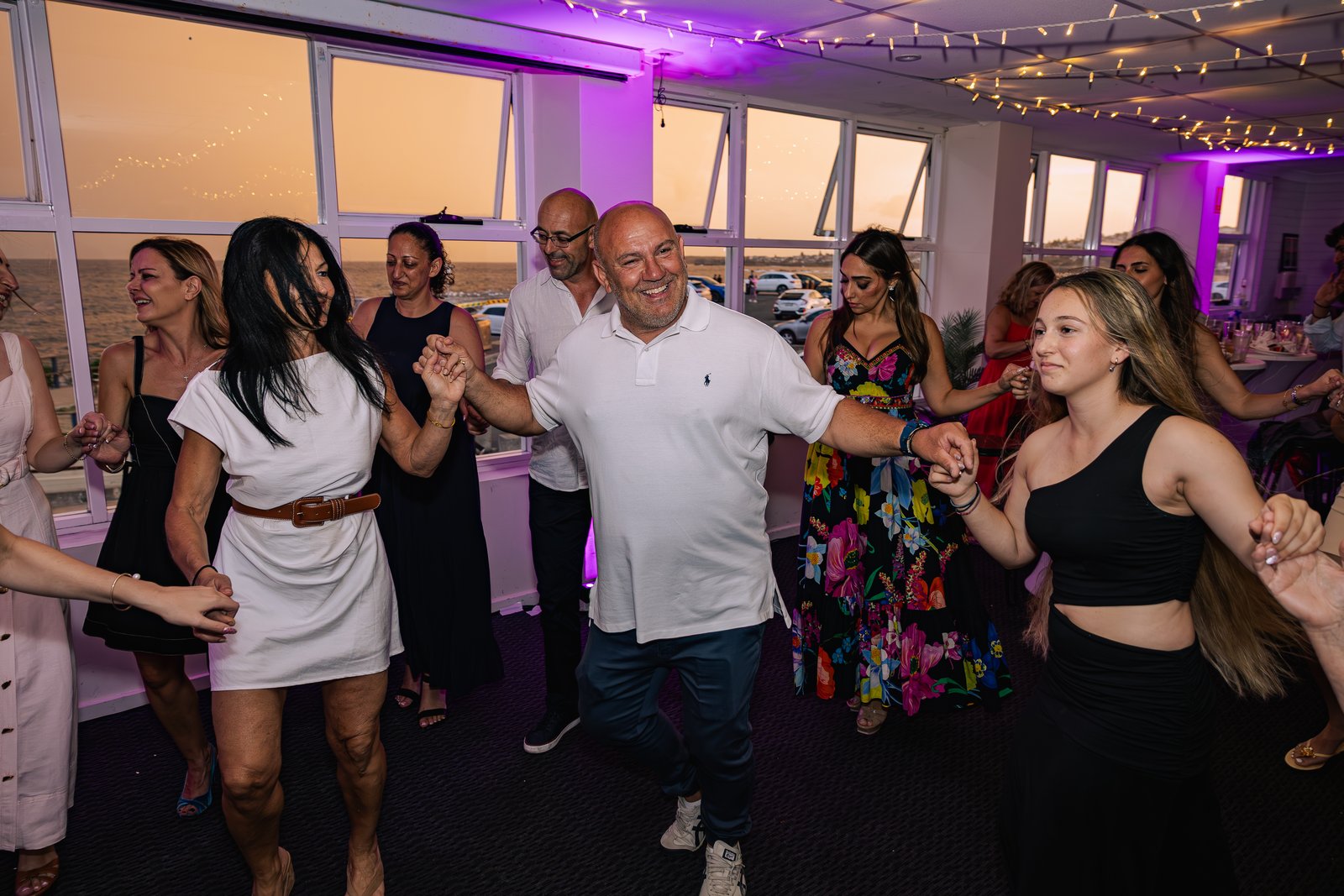 Candid event photography at a Sydney celebration